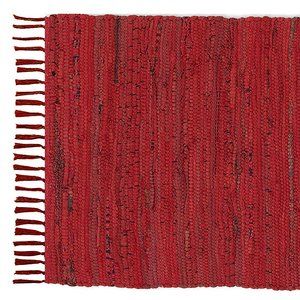Cotton Rag Rug 24''x36''- Multicolor Chindi Rug Hand Woven Washable & Reversible